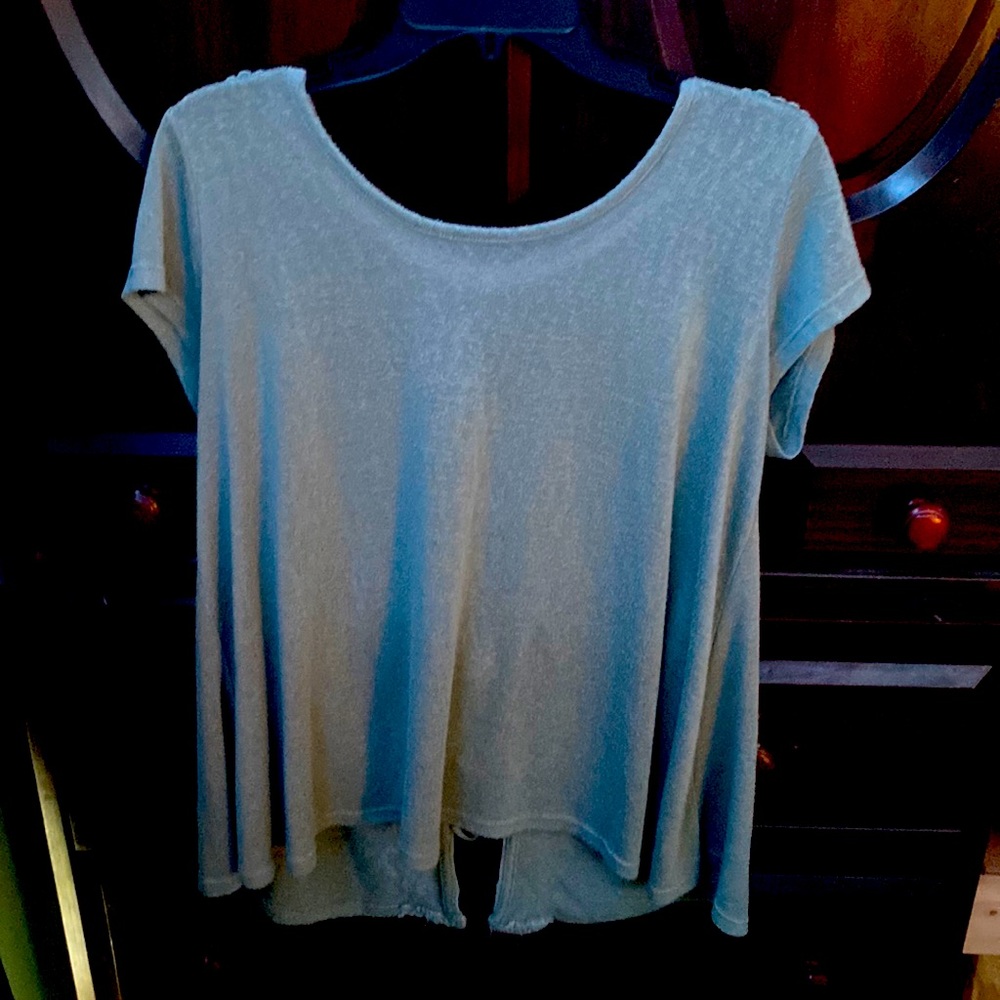 Mint green shirt